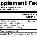 Organic Reishi Mushroom Capsules | Natural Calm Support