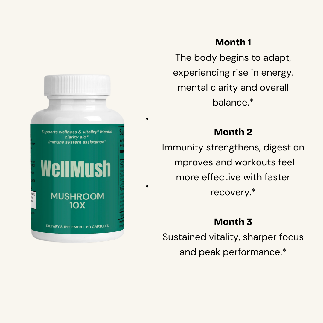 mushroom_10x_benefits x 3 months described